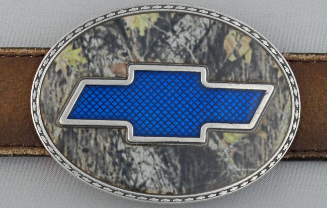 chevy bowtie belt buckle