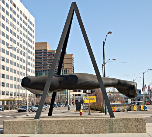 Joe Louis right arm statue