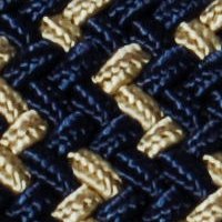 color swatch from the Navy/Beige Braid stretch belt