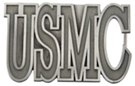 clear "USMC" for US Marine Corps belt buckle