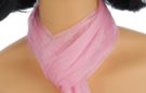medium viscose butterfly print scarf, baby pink