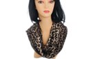 leopard print circle scarf