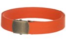 orange cotton 1-1/4" military-style web belt